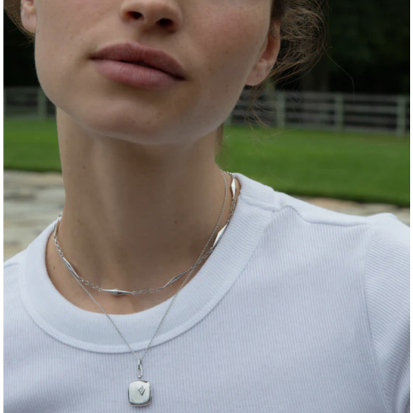 MONICA RICH KOSANN "Points North" Sterling Silver Necklace