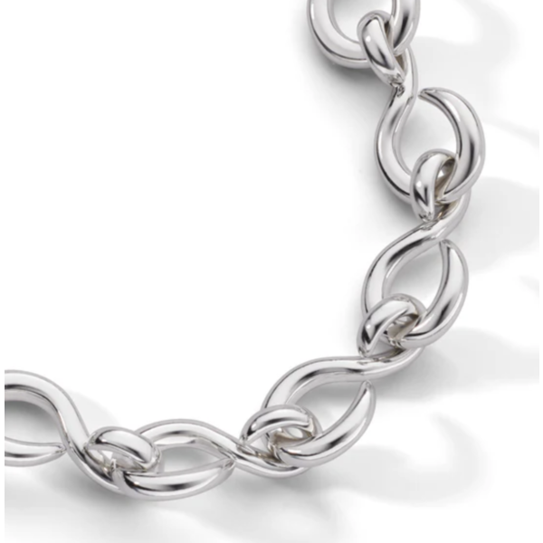 MONICA RICH KOSANN "The Twist" Luxe Infinity Bracelet in Sterling Silver