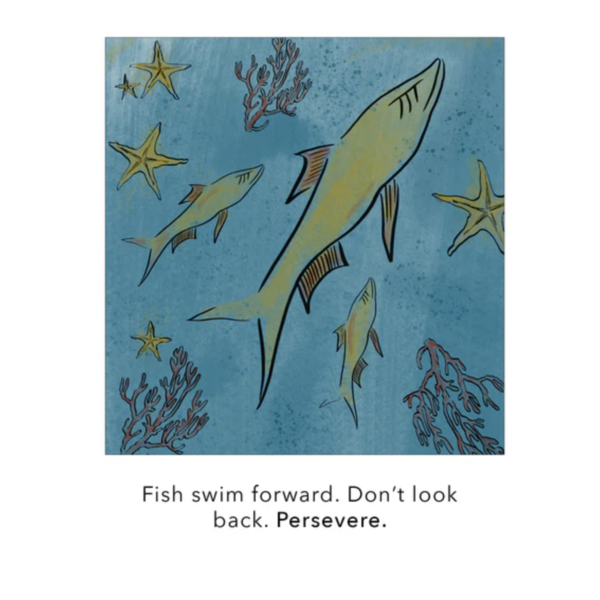 MONICA RICH KOSANN Mini "Perseverance" Fish 18K Gold Charm Necklace