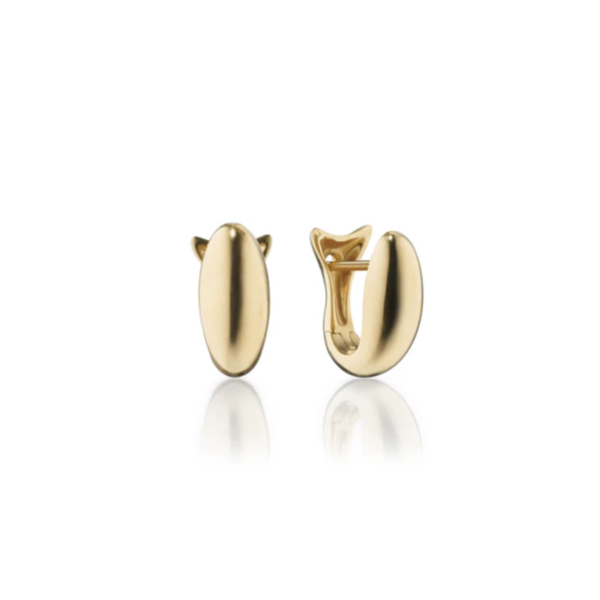 MONICA RICH KOSANN 18K Gold Small Perseverance Huggie Earrings