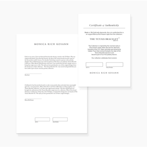 MONICA RICH KOSANN Trio Diamond and Emerald Tennis Bracelet In 18K Yellow Gold