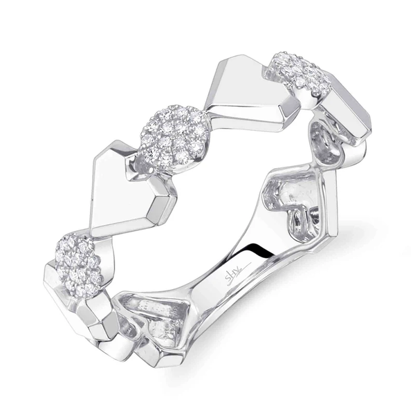 SHY CREATION INC 14kt White Gold .09 Diamond Ring