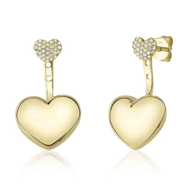 SHY CREATION INC 14kt Yellow Gold .14 Diamond Earrings