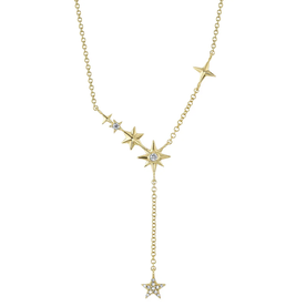 SHY CREATION INC 14kt Yellow Gold .07 Diamond Necklace SHY CREATION INC 14kt Yellow Gold .07 Diamond Necklace