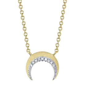 SHY CREATION INC 14kt Yellow Gold .02 Diamond Necklace