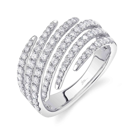 SHY CREATION INC 14kt White Gold .92 Diamond Ring