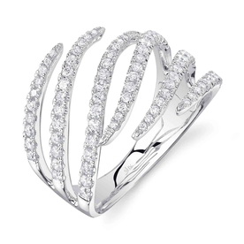 SHY CREATION INC 14 kt White Gold .68 Diamond Lady's Ring