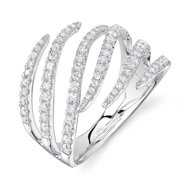 SHY CREATION INC 14 kt White Gold .68 Diamond Lady's Ring