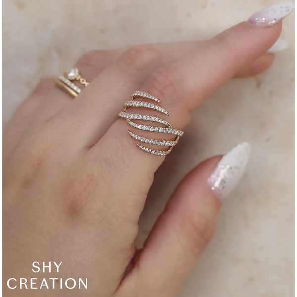 SHY CREATION INC 14 kt White Gold .68 Diamond Lady's Ring