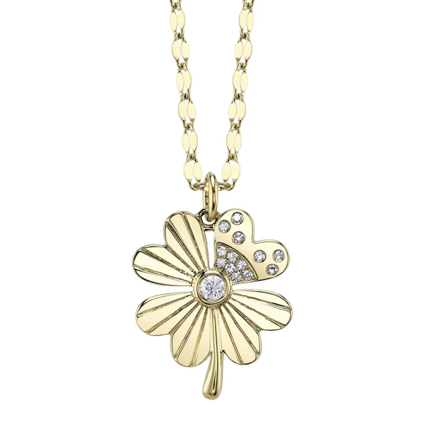 SHY CREATION INC 14kt Yellow Gold .07 Diamond Necklace