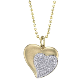 SHY CREATION INC 14kt Yellow Gold .21 Diamond Necklace