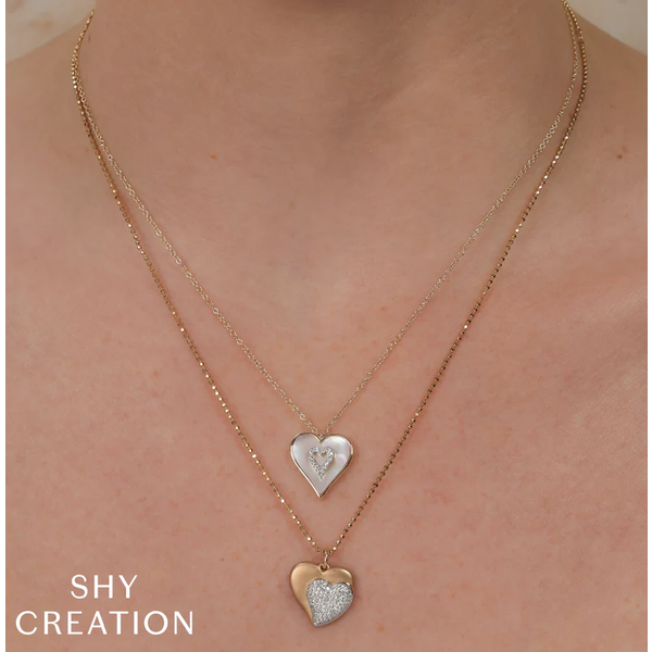 SHY CREATION INC 14kt Yellow Gold .21 Diamond Necklace