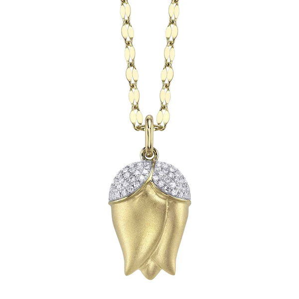 SHY CREATION INC 14kt Yellow Gold .15 Diamond Necklace