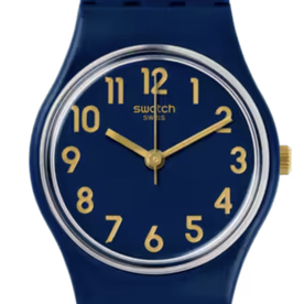 SWATCH Ora D' Aria Dark Blue & Gold