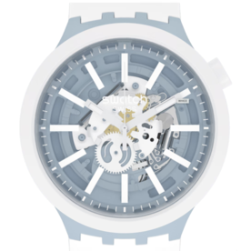 SWATCH BB BLUEWHITE BLUE STRAP
