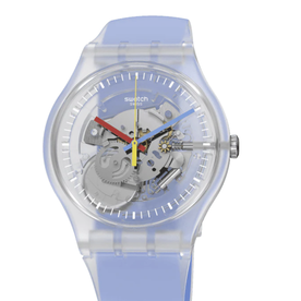 SWATCH CLEARLY BLUE STRIPED