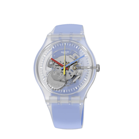 SWATCH CLEARLY BLUE STRIPED