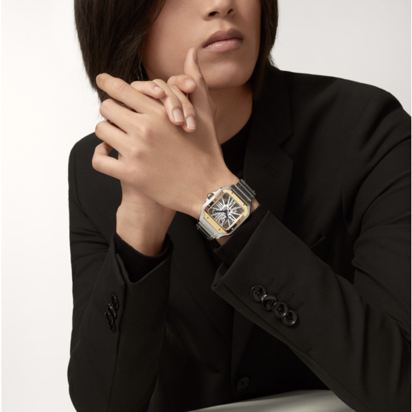 CARTIER Santos de Cartier skeleton watch