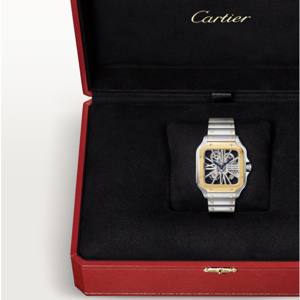 CARTIER Santos de Cartier skeleton watch