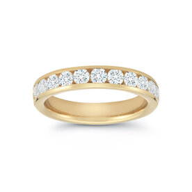 AMERICAN JEWELRY 18kt Yellow Gold .94 Diamond Band