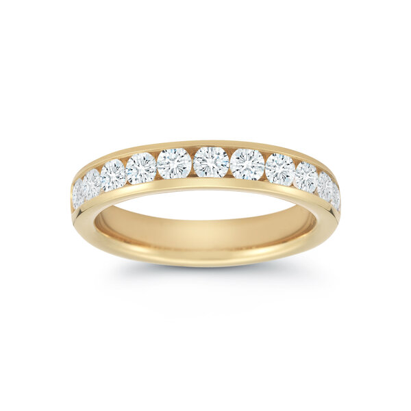 AMERICAN JEWELRY 18kt Yellow Gold .94 Diamond Band