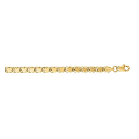 14kt Yellow Gold Heart Anklet