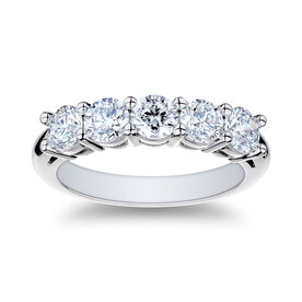 AMERICAN JEWELRY RD5160 - Plat 1.60 Diamond Band