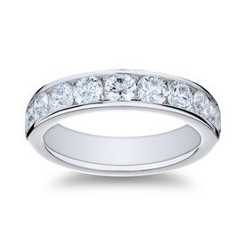 AMERICAN JEWELRY AJ1011W - 18kw 1.48 Diamond Band