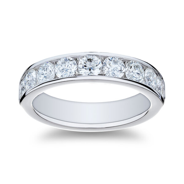 AMERICAN JEWELRY AJ1011W - 18kw 1.48 Diamond Band
