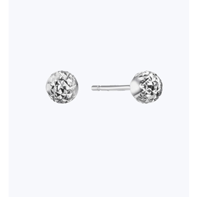 PLATINUM BORN Platinum 4mm Lunar Studs