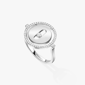 MESSIKA 18kt White Gold Lucky Move Diamond Ring
