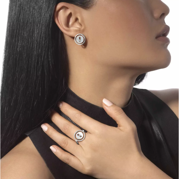 MESSIKA 18kt White Gold Lucky Move Diamond Ring