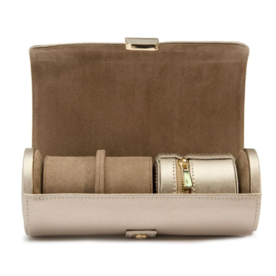 WOLF DESIGNS Palermo Watch Roll Pewter