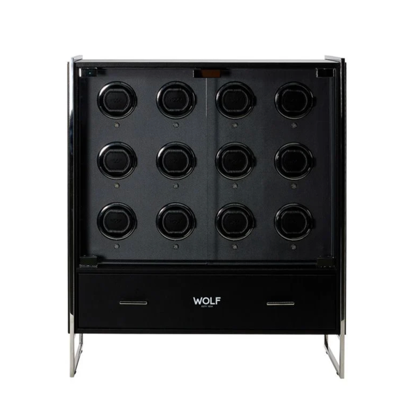 WOLF DESIGNS 12 Piece Watch Winder Cabinet