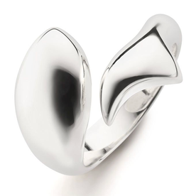 MONICA RICH KOSANN "Perseverance" Fish Sterling Silver Ring