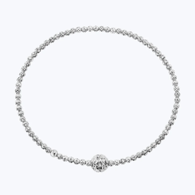PLATINUM BORN Plat Halo Connector Bracelet