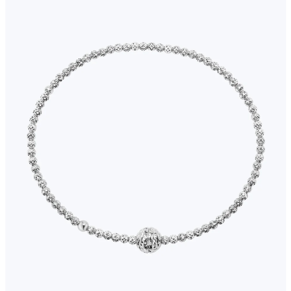 PLATINUM BORN Plat Halo Connector Bracelet