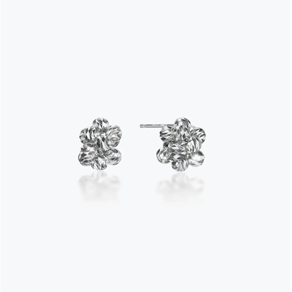 PLATINUM BORN PTE8022 - Plat Meterorite Stud Earrings