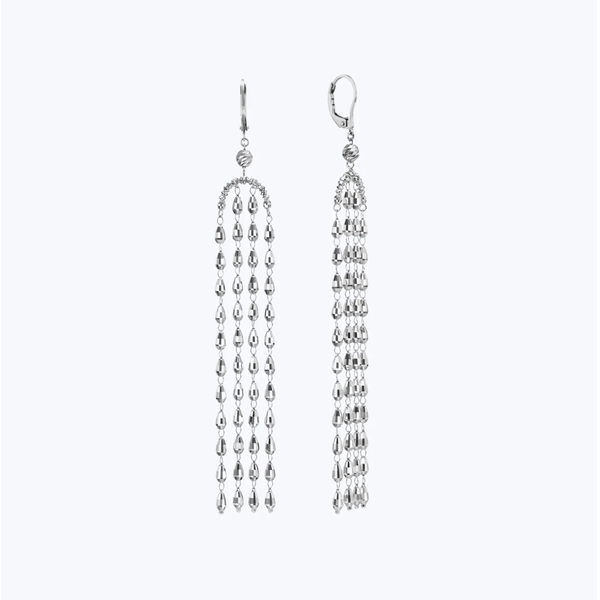 PLATINUM BORN Platinum Seki Long Earrings