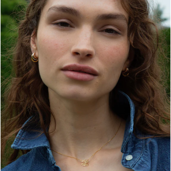 MONICA RICH KOSANN “Rings of Saturn” Earrings in 18K Yellow, Rose and White Gold