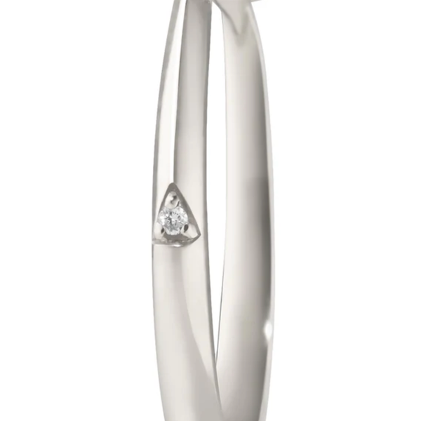 MONICA RICH KOSANN "Points North" London Blue Topaz Ring with White Sapphires