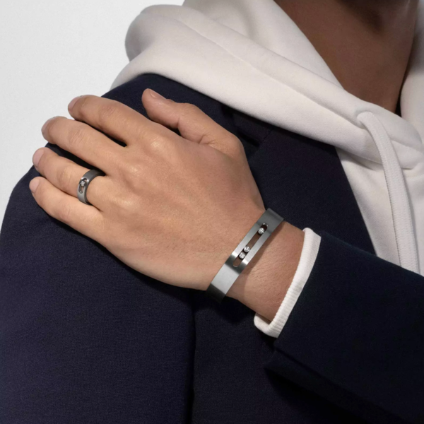 MESSIKA Move Titanium Natural Bangle