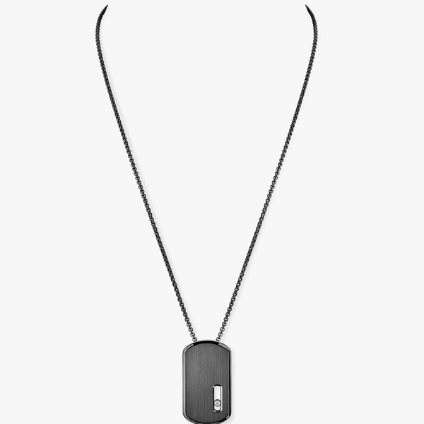 MESSIKA Move Titanium Graphite LM Pendant Necklace