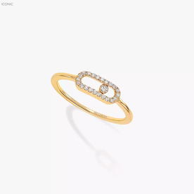 MESSIKA Move Uno Yellow Gold Diamond Ring