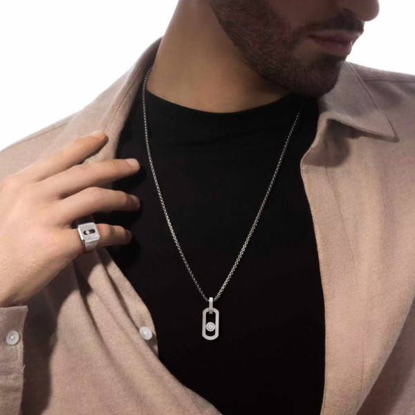 MESSIKA Move Titanium Natural Signet Ring