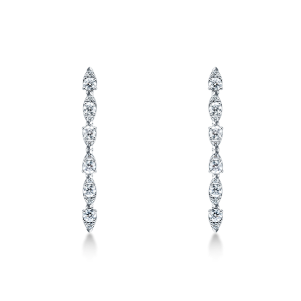 HEARTS ON FIRE LLC Aerial Dewdrop Stiletto Earrings