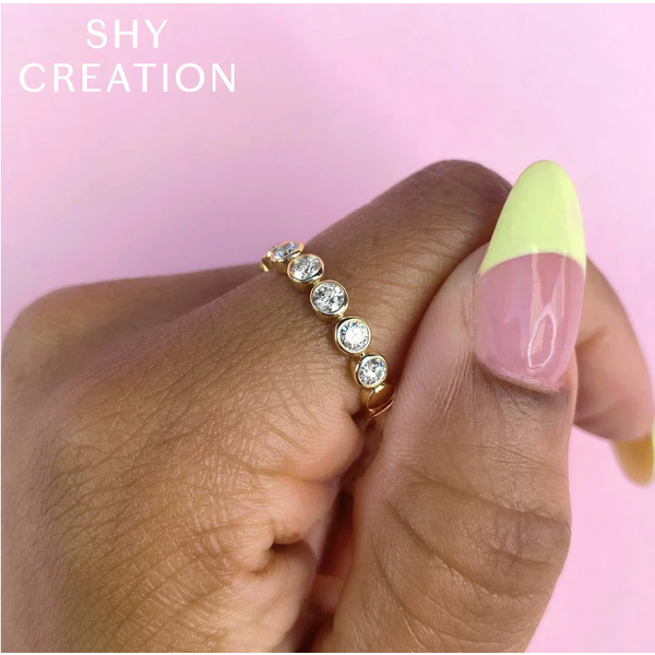 SHY CREATION INC SC55022499 - 14ky .60 Dia Bezel Band
