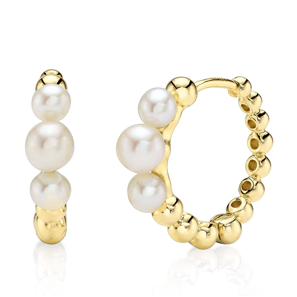 SHY CREATION INC SC36214957D0.65 - 14ky C Pearl Hoops