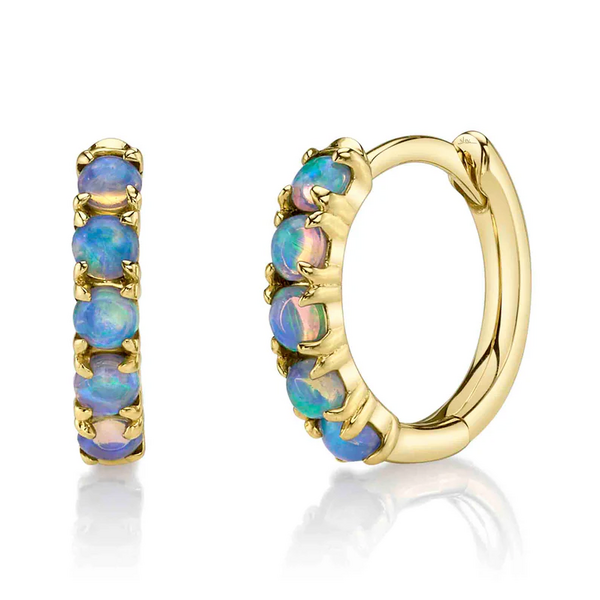 SHY CREATION INC SC55026580 - 14ky .25 Opal Huggie Earrings
