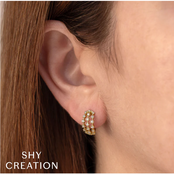SHY CREATION INC SC55028702 - 14ky .42 Crown Hoops